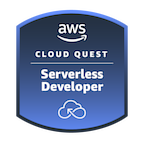 AWS Cloud Quest Serverless Developer badge