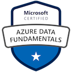 Microsoft Certified: Azure Data Fundamentals badge